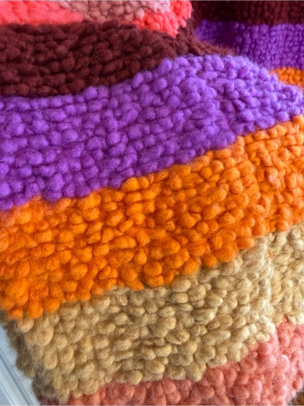 Sonia Rykiel Multicolor Striped Bouclé Cardigan - Picture 3 of 9